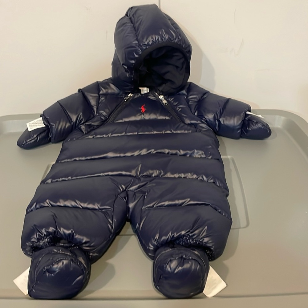 Newborn Ralph Lauren snowsuit